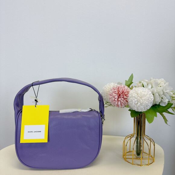 MARC JACOBS Purple Mini 'The Pushlock' Bag - Picture 3 of 9